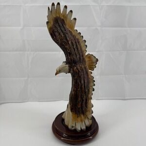 TII Collections Resin Flying Eagle Figurine Unisex 17.5in Brown Rustic Decor